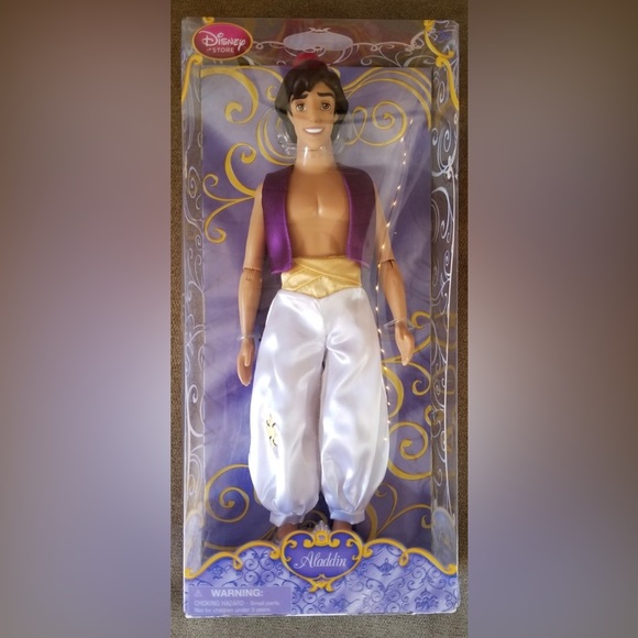 Disney Store Exclusive Classic Doll Collection Aladdin Doll in Box - Picture 1 of 5